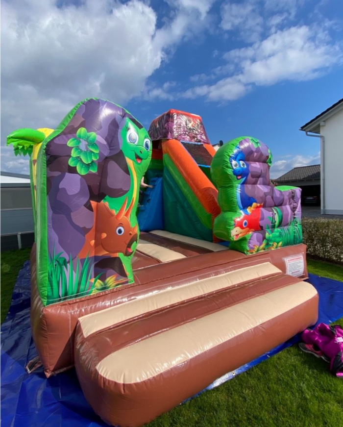 Dino , Dinosaurier, Hüpfen , Hüpfburgen