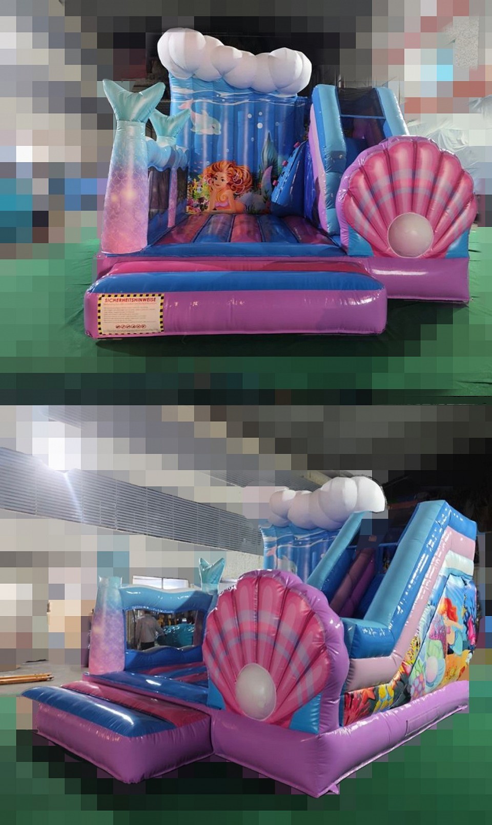 Meerjungfrau Hüpfburg