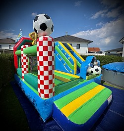 Hüpfburg mieten Verleih Fußball